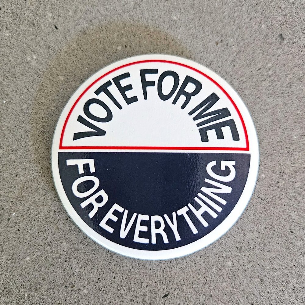 Taylor Swift Vote For Me For Everything Button/Pin